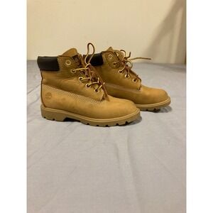 Timberland 6-Inch Classic Waterproof Boots Toddlers Wheat Nubuck Leather - 11